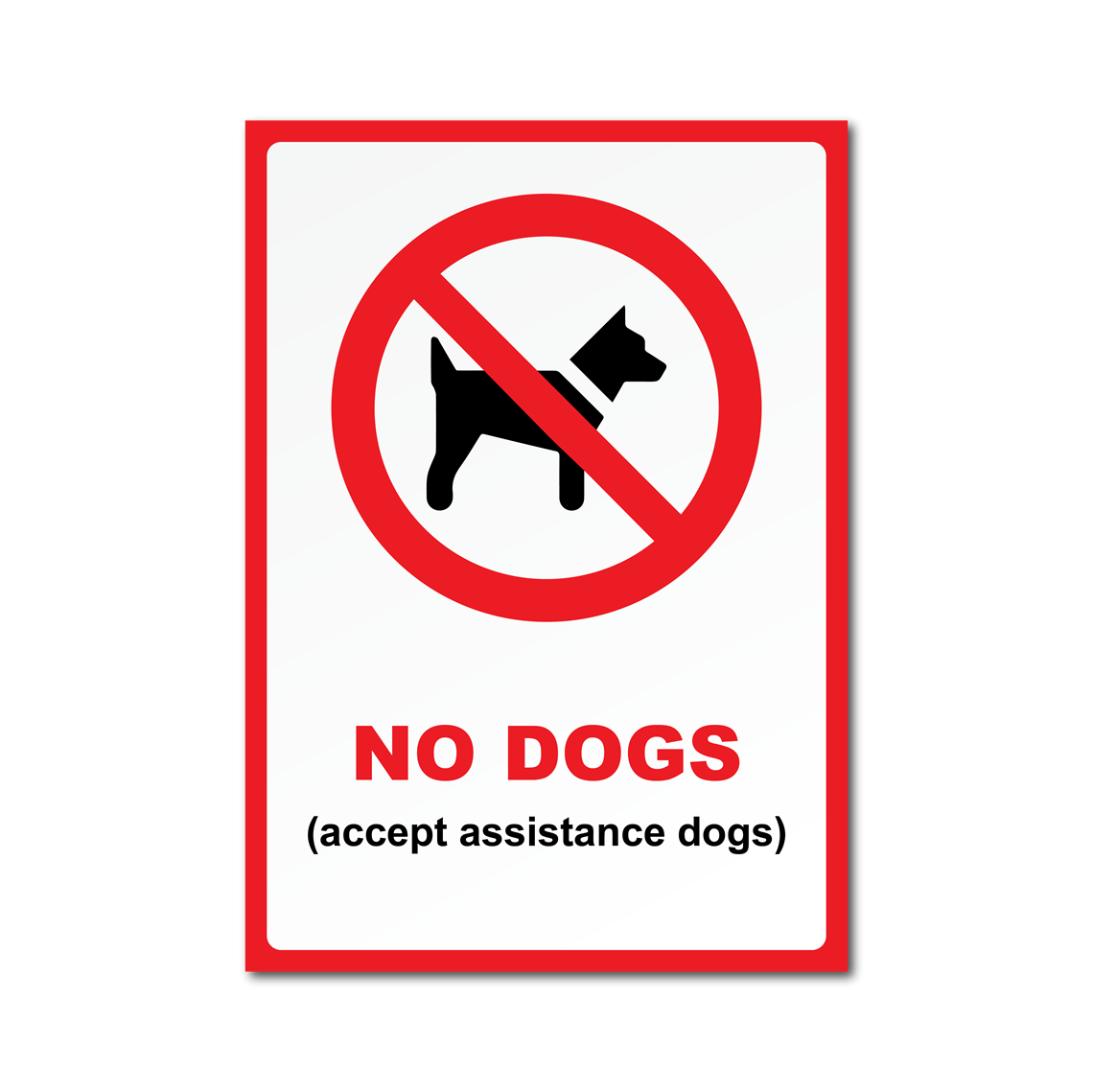 Show details for No Dogs Sign